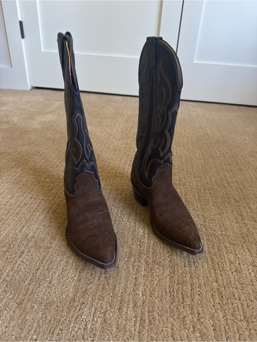 Vintage Nocona Women’s Leather Western Cowboy Boots Size 6C USA